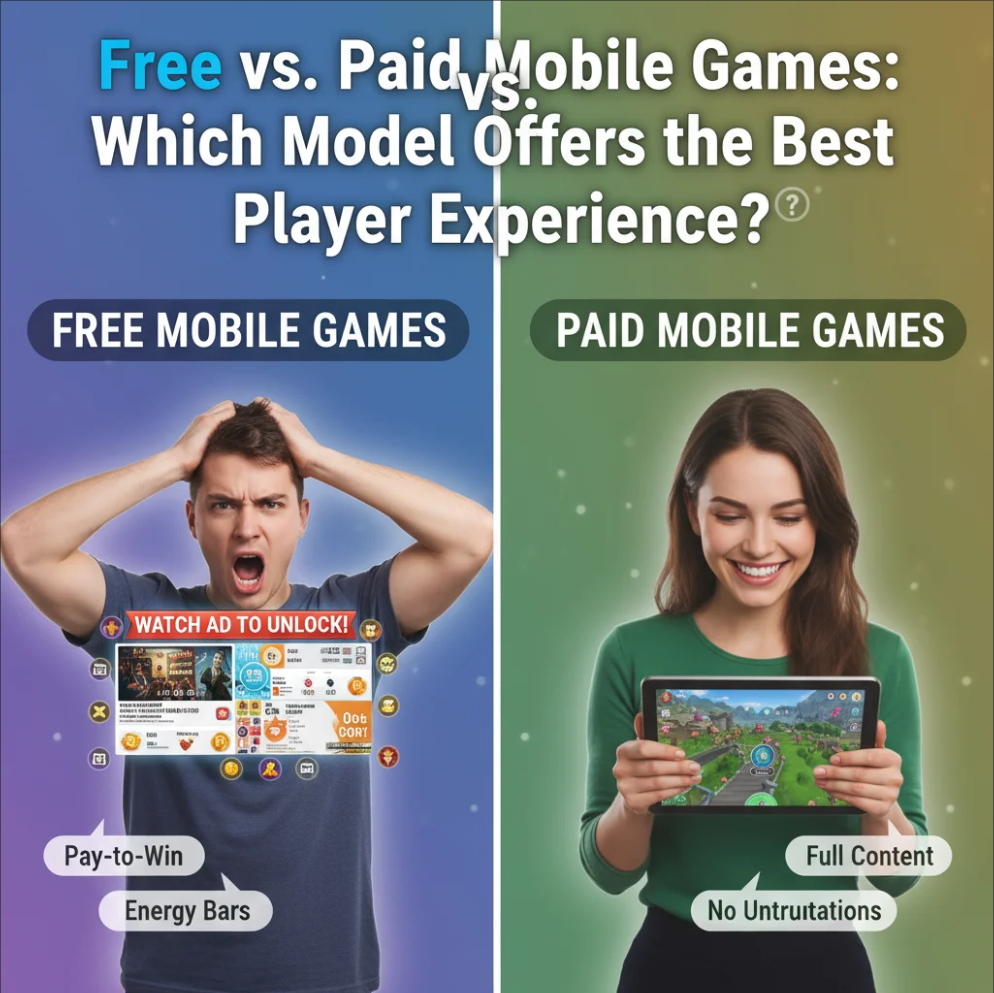 Free vs Paid Mobile Games Which Model Offers the Best Player Experience
