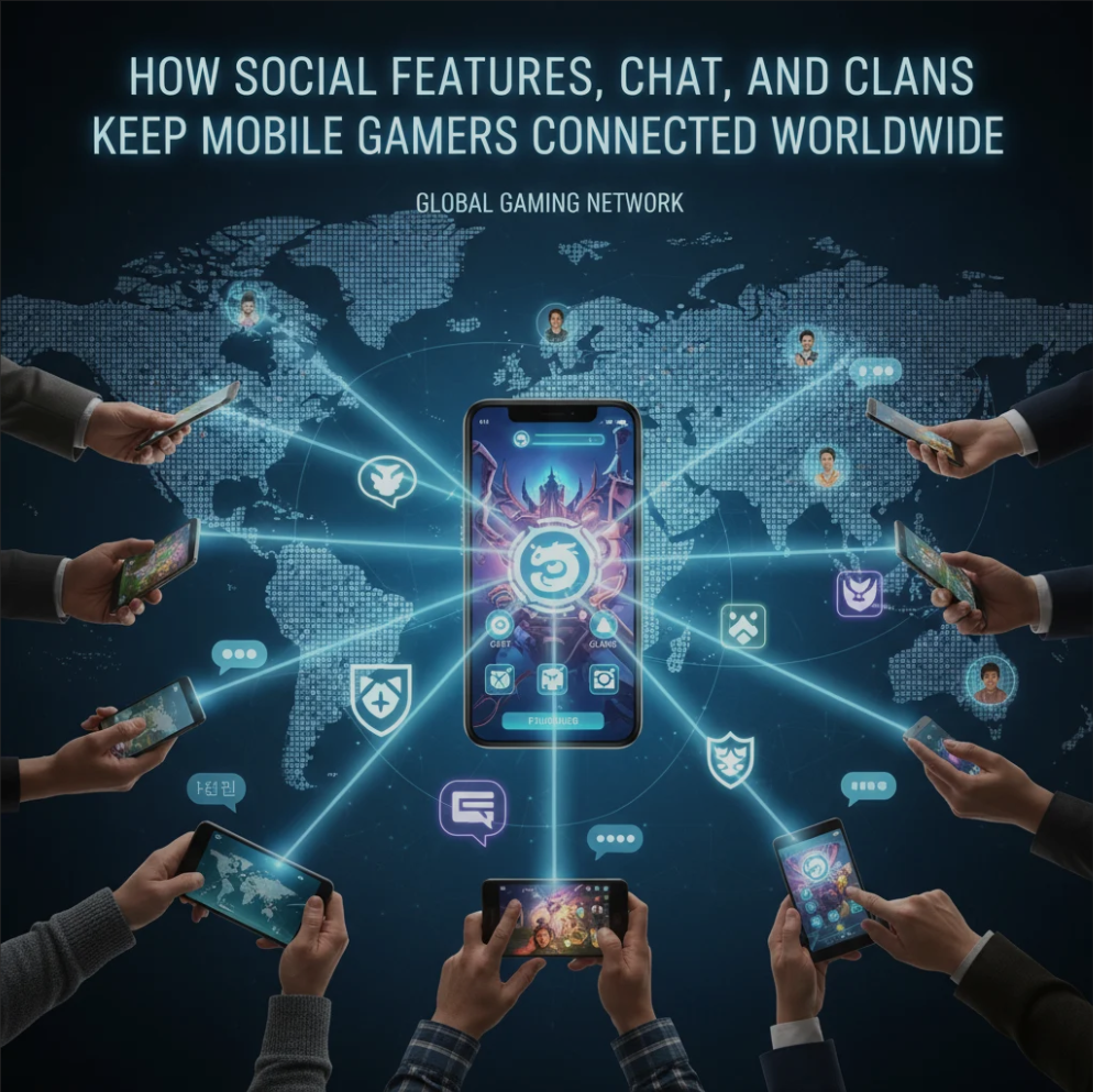 How Social Features, Chat, and Clans Keep Mobile Gamers Connected Worldwide