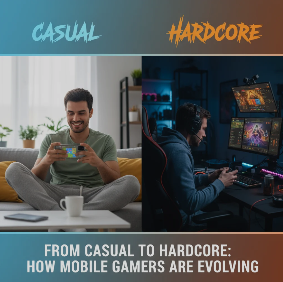 From Casual to Hardcore: How Mobile Gamers Are Evolving