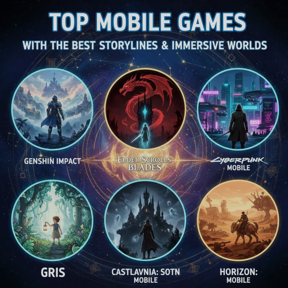 Top Mobile Games with the Best Storylines and Immersive Worlds