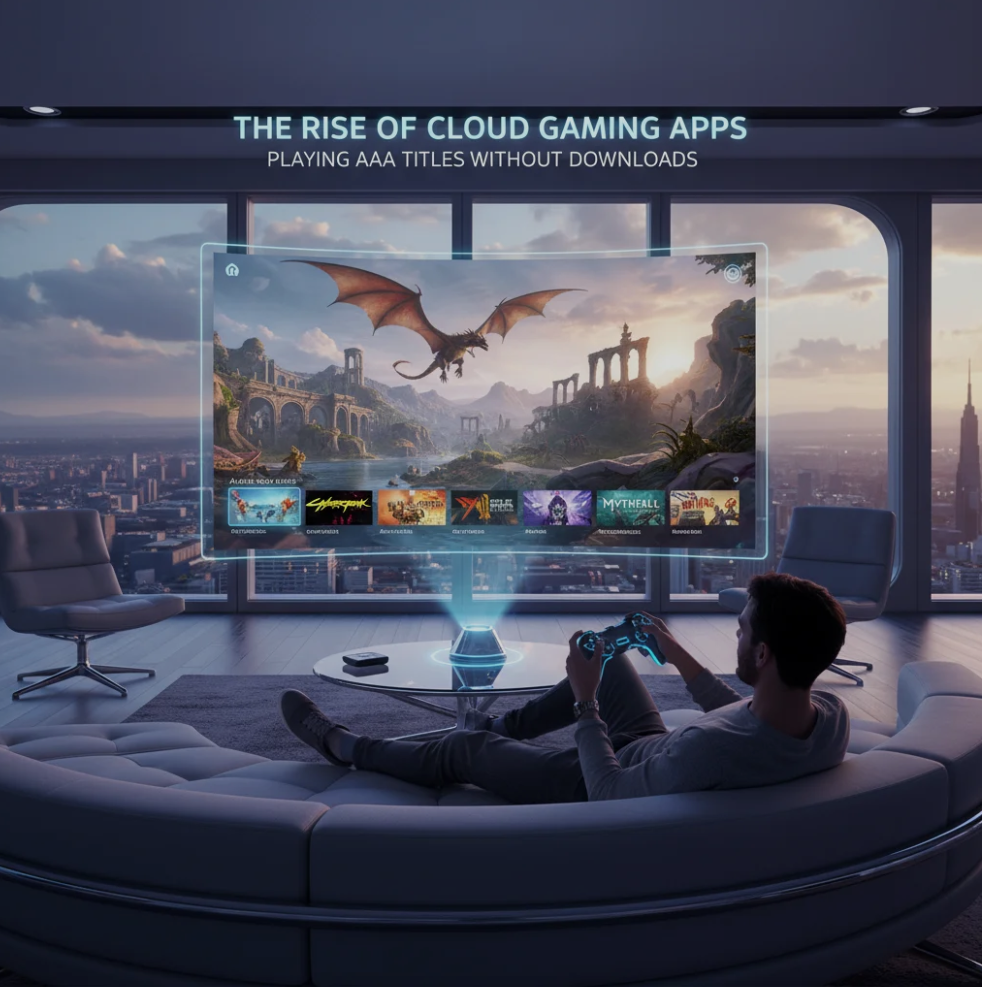 The Rise of Cloud Gaming Apps: Playing AAA Titles WIthout downloads.