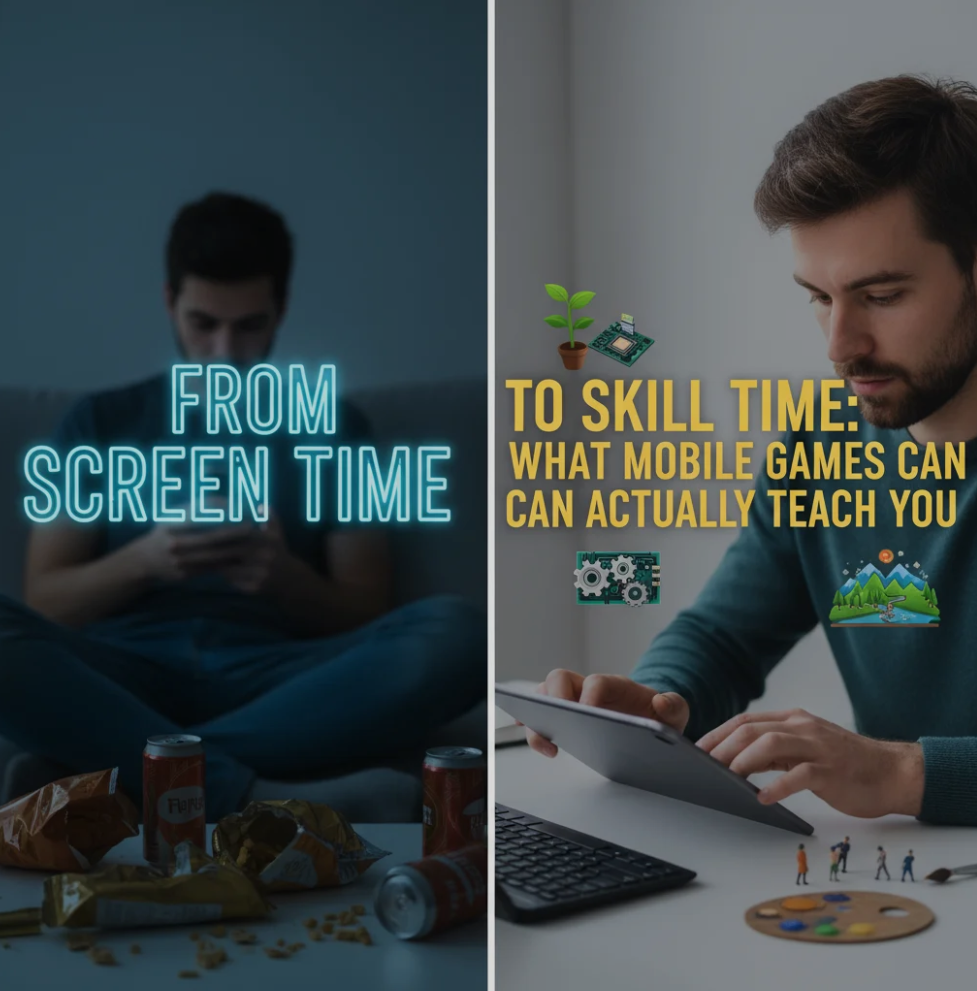 From Screen Time to Skill Time: What Mobile Games Can Actually Teach You