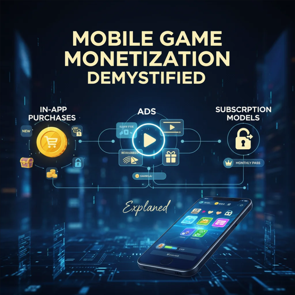 Mobile Game Monetization Demystified In-App Purchases Ads and Subscription Models Explained