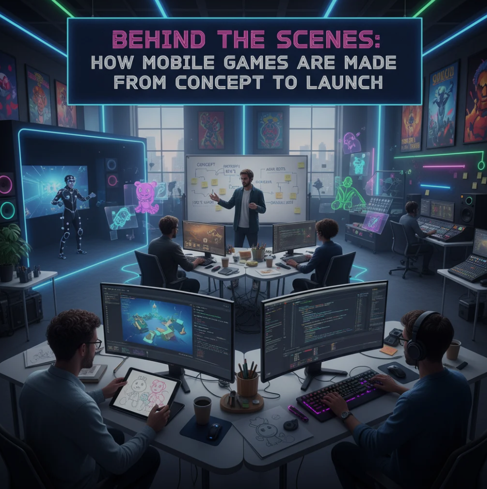 Behind the Scenes: How Mobile Games Are Made from Concept to Launch