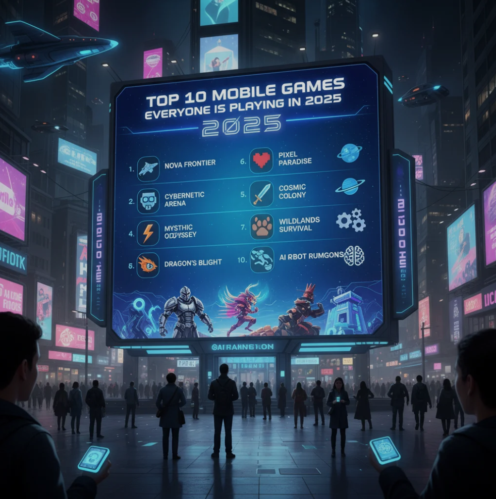 Top 10 Mobile Games Everyone Is Playing in 2025