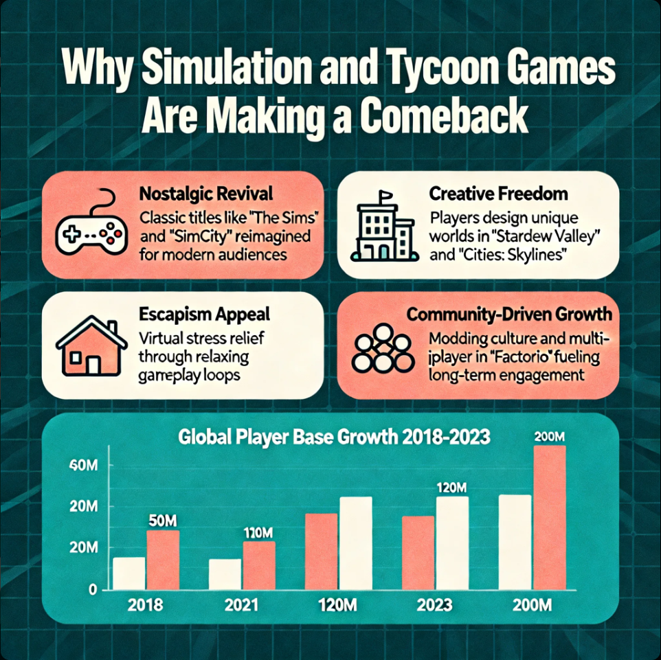 Why Simulation and Tycoon Games Are Making a Comeback