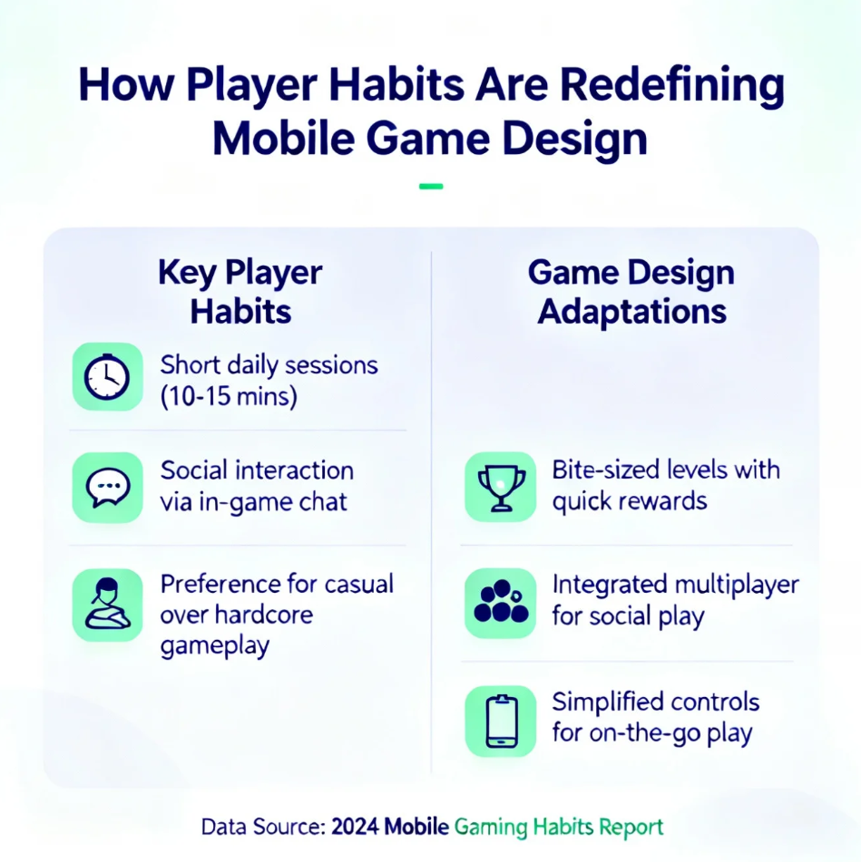 How Player Habits Are Redefining Mobile Game Design